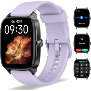Smart Watch for Men Women with Bluetooth Call Purple