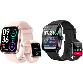 Smart Watches for Men Women, Fitness Watch with Heart Rate/SpO2/Sleep Monitor, Pedometer, IP68 Waterproof Smartwatch for iPhone Android