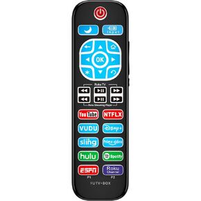 Replacement Roku TV Remote Compatible with Roku TV Series, for TCL, Hisense Series (NOT for Roku Stick or Box)