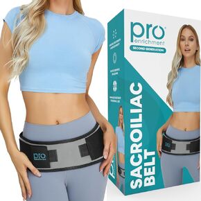 Sacroiliac SI Belt – Sciatica Pain Relief Brace, SI Joint Hip Belt. The Gold Standard for Supporting Pelvis, Hips, Back, and Lower Back Pain (Regular)