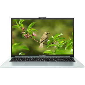 ASUS 2025 Lightweight Laptop, 15.5" FHD OLED Display, Intel i3 Processor Up to 3.79GHz, 8GB Ram, 256GB SSD, Backlit Keyboard, Super-Fast WiFi, HDMI, Windows 11 OS, Pastel Blue, Renewed