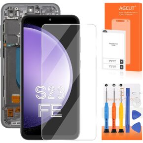 INCELL for Samsung Galaxy S23 FE Screen Replacement for Samsung S23 FE LCD Display SM-S711B SM-S711W SM-S711U LCD Digitizer Touch Assembly with Frame(No Fingerprint)
