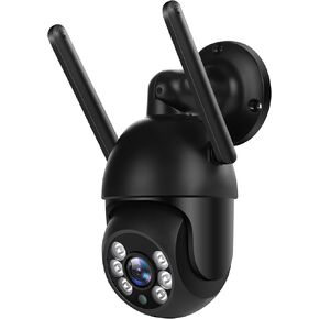 Tuyasmart Wireless 4K 8MP WiFi Camera Outdoor, Two Way Audio Motion Detection Human Tracking TF Card Cloud Recording Colorful Night Vision Security Camera IP