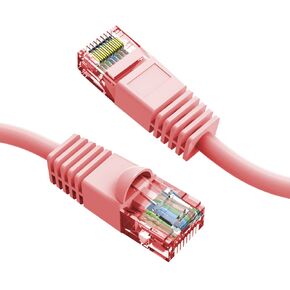 (Pink Cat6 Ethernet Cable 3 Ft Cat6 Patch Cable, Cat6 Cable, Cat6 Network Cable, Internet Cable - 3 Feet