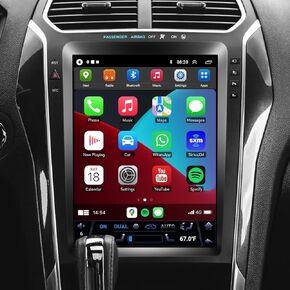 for Ford Explorer Radio Upgrade 2011-2019, Android 13 Stereo 2G RAM 32G ROM Navigation System,12.1inch IPS Touch Screen, Wireless Carplay & Android Auto Supports Factory Rear Camera SWC