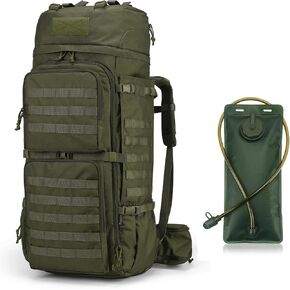 Mardingtop 75L Internal Frame Backpack + 2.5L Leak Proof Water Bladder
