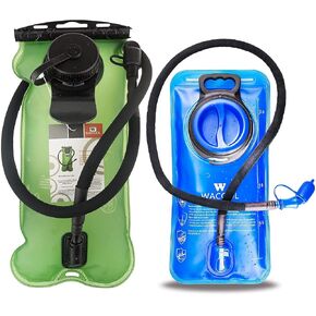WACOOL 3 Liter and 2 Liter BPA Free Hydration Pack Bladder Leak-Proof Water Reservoir (3L Green)