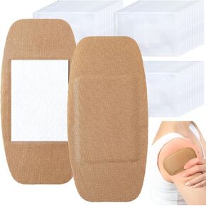 Geiserailie 20 Pcs Extra Large Flexible Adhesive Bandages 6"x3" Fabric Bandages with Non-Stick Pad Latex Free Painless Removal for Wound Care and First Aid