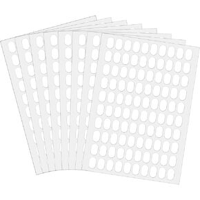 800 Pcs Double Sided Tape for Nails False Tip Adhesive Tapes Nail Art Display Tapes Sticky Tabs Pre-Cut 13×8mm Nail Stands Tabs