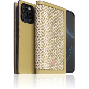 D8 Neon Full Grain Leather Wallet Case for iPhone 16 Pro Max - [2-in-1] Handcrafted Detachable Diary Style with Magnetic MagSafe Back Cover, Gift Box Included (Coral)
