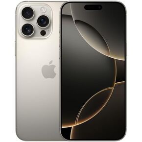 Apple iPhone 16 Pro Max, US Version, 512GB, Natural Titanium for Cricket (Renewed)