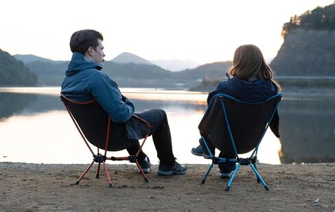 MARCHWAY Lightweight Folding Camping Chair with Spring Lock, Stable Compact Portable for Outdoor Camp, Travel, Beach, Picnic, Festival, Hiking, Backpacking (Lowback Khaki) in Kuwait