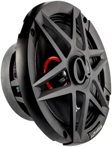 Alphasonik 1 زوج من ABM65 Dynamis Series 6.5 "600 واط كحد أقصى 150 واط RMS متوسطة المدى مكبر صوت 4 أوم من القماش ، ومخروط الورق غير المضغوط ، ومغناطيس الفريت ، وشبكة الشبكة المشمولة in Kuwait