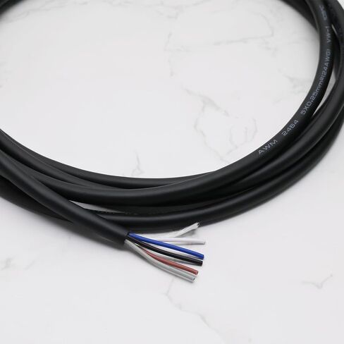 ECSiNG 5 Pin M12 Sensor Connector Straight Aviation Cable Female to Female Aviation Socket Waterproof Electrical Cable for Industrial Automation Control in Saudi Arabia