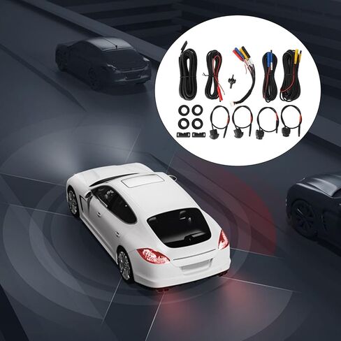 360 Car Camera Panoramic Profey View AHD IP68 Radio Auto Radio Vision 7 (1080p) in Kuwait