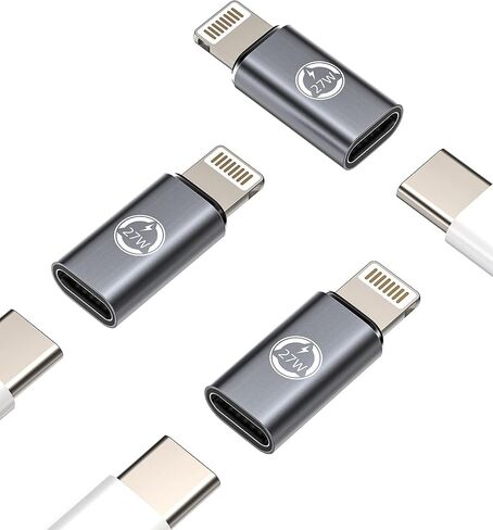 محول لايتنينج انثى الى USB-C ذكر، نوع الشحن لسامسونج جالاكسي S20 الترا Z فليب نوت S10 S9 بلس جوجل بيكسل 5XL متوافق مع كيبل محول شاحن موصل ال جي ايباد برو اير 4 2020 in Kuwait
