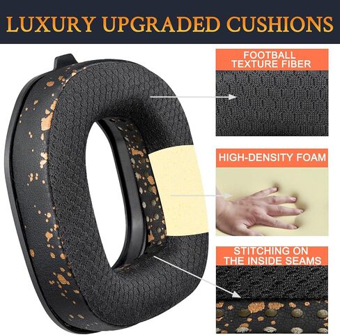 SOULWIT Replacement Earpads for Astro A50 Gen3 (Do Not Fit A50 Gen 4) Headset, Ear Pads Cushions with Durable Mesh Fabric, Noise Isolation Foam - Black in Saudi Arabia