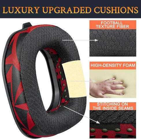 SOULWIT Replacement Earpads for Astro A50 Gen3 (Do Not Fit A50 Gen 4) Headset, Ear Pads Cushions with Durable Mesh Fabric, Noise Isolation Foam - Black in Saudi Arabia