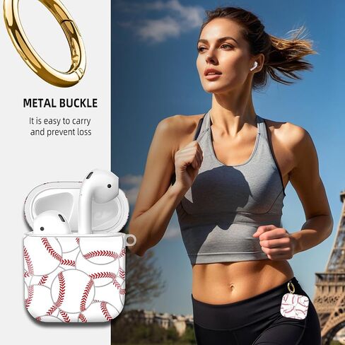 Compatiable with Airpod 1&2 Case,Hard Protective Shell with Keychain, Stylish Design AirPod Case Cover,Ideal for Women, Wireless Charging Supported(Mushroom and sberries) in Saudi Arabia