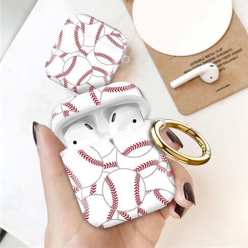 Compatiable with Airpod 1&2 Case,Hard Protective Shell with Keychain, Stylish Design AirPod Case Cover,Ideal for Women, Wireless Charging Supported(Mushroom and sberries) in Saudi Arabia