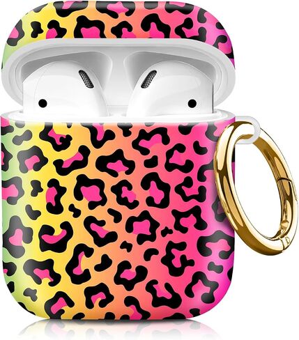 Compatiable with Airpod 1&2 Case,Hard Protective Shell with Keychain, Stylish Design AirPod Case Cover,Ideal for Women, Wireless Charging Supported(Mushroom and sberries) in Saudi Arabia