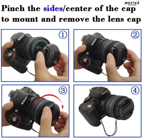 موسوس. Brings Superior® || CAP Lens Cap لعدسات كاميرا أوليمبوس (غطاء عدسة Ø62 ملم) in Kuwait