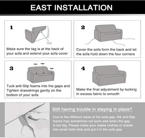 غطاء أريكة مطبوع من لامبريا، غطاء أريكة قابل للتمدد، أغطية أريكة لـ 4 وسائد مع غطاءين وسادة مجانيين (الهندباء، أريكة 4 مقاعد)، بيج in Kuwait