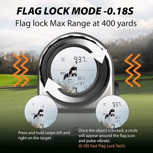 Gogogo Sport VPRO VRP Golf Rangefinder مع مفتاح الميل ، 1500/2500 YD ، التكبير 7x ، شريط المغناطيس ، ± 0.3yd دقة ، مكتشفات النطاق القابلة لإعادة الشحن للغولف/الصيد ، ملحقات الجولف in Kuwait