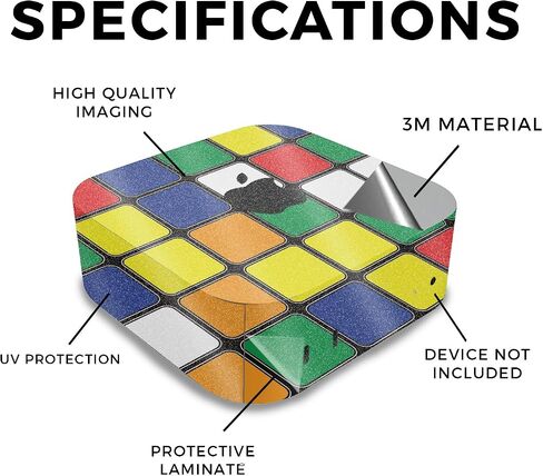 Glossy Glitter Skin Compatible with Apple Mac Mini M4 (2024) - Ultra Hippie - Premium 3M Vinyl Protective Wrap Decal Cover - Easy to Apply | Crafted in The USA by MightySkins in Saudi Arabia
