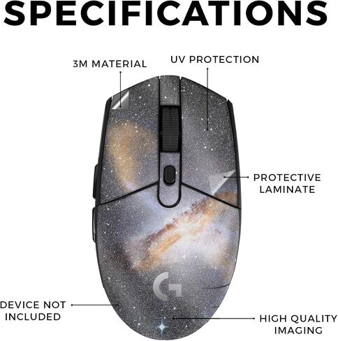 Mouse Skin Compatible with Logitech G305 Lightspeed - Army Star - Premium 3M Vinyl Protective Wrap Decal Cover - Easy to Apply | Crafted in The USA by MightySkins in Saudi Arabia