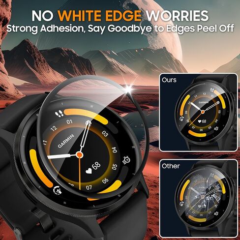 4 Pack Compatible with Garmin Vivoactive 5 Screen Protector PMMA for Garmin Vivoactive 5 Screen Protector Precise Fit,Scratch Resistance in Saudi Arabia
