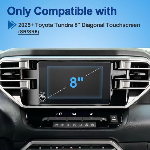 Anti-Glare Matte Screen Protector for 2023 2024 2025 Toyota Tundra (SR/SR5) 8-inch Touchscreen, 9H Tempered Glass 2025 Tundra Accessories HD/Anti-Fingerprint 8" in Saudi Arabia