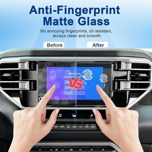 Anti-Glare Matte Screen Protector for 2023 2024 2025 Toyota Tundra (SR/SR5) 8-inch Touchscreen, 9H Tempered Glass 2025 Tundra Accessories HD/Anti-Fingerprint 8" in Saudi Arabia