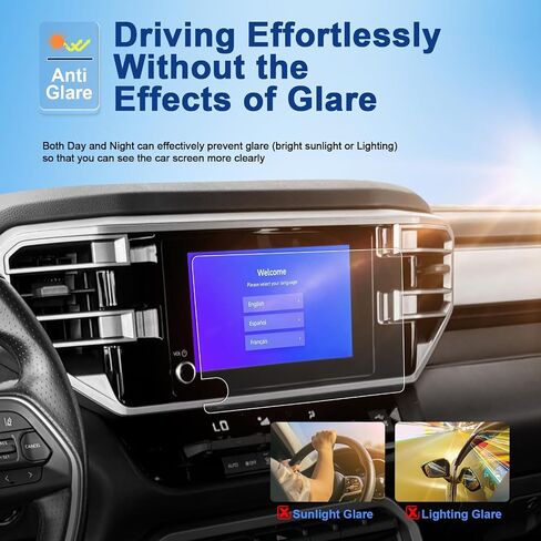 Anti-Glare Matte Screen Protector for 2023 2024 2025 Toyota Tundra (SR/SR5) 8-inch Touchscreen, 9H Tempered Glass 2025 Tundra Accessories HD/Anti-Fingerprint 8" in Saudi Arabia