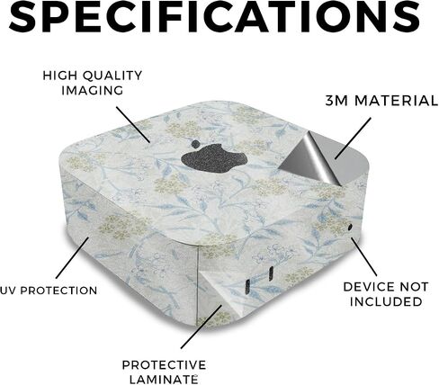 تتوافق الجلد مع Apple Mac Mini M4 (2024) - الخشب الرسمي - قسط 3M فينيل غلاف وافتر غلاف ملصق - يسهل تطبيقه | مصنوع في الولايات المتحدة الأمريكية من قبل Mayyskins in Kuwait
