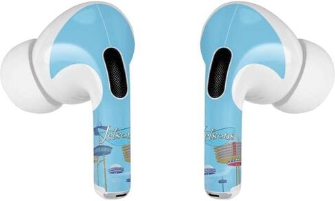 غلاف صوتي من Skinit متوافق مع Apple AirPods Pro (الجيل الثاني، 2022) - حفلة Warner Bros مرخصة رسميًا مثل تصميمها 2099 in Kuwait