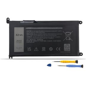 ZTHY JPFMR Laptop Battery Replacement for Dell Chromebook 14 3400 11 3100 2-in-1 5488 5493 5593 Series 0JPFMR 7MT0R 16DPH 65N6H 7T0D3 07GDY DN33X RDNP5 11.4V 42Wh 3Cell