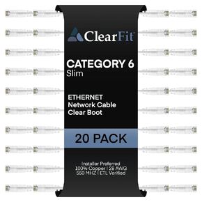 Slim 10 Pack - 1ft Cat6 28Awg Ethernet تصحيح ، شبكة ، تمهيد واضح ، CAT 6 إنترنت ، مركز بيانات ، أسود ، قدم واحد ، بواسطة مجموعة UNC