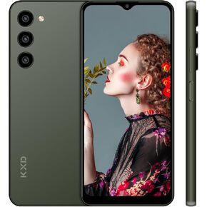 KXD A09 Unlocked Android Phones, Android12 Smartphones, 6.56" HD+, 4000mAh, Octa-Core 12GB+128GB/SD 256GB Smart Phone, 13MP+5MP, 3 Card Slots, Face ID Unlock Phone, 4G Dual SIM Mobile Phone