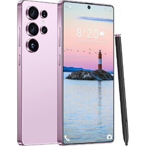 I25 Ultra 5G Unlocked Phones, Built in Pen, 7000mAh Long Battery Life Smartphone, 6.99" HD Screen Unlocked Cell Phone, 8+256GB Phone Android14, Face ID/Fingerprint Lock/Dual SIM/GPS (Purple)