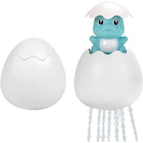 Baby Bath Toy, Penguin Hatching Egg Squirting Rain Cloud Bathtub Water Toy with Hidden Duck, Surprise Toy for Filling Easter Eggs, Pool Floating Toy for Toddlers Boy Girl Kid Birthday Christmas