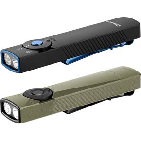OLIGHT Arkfeld Pro Rechargeable EDC Flashlight Bundle with ArkfeldUltra 1400 Lumens Flat Flash Light