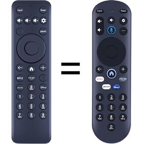 MG3-R34010 / 297107 Replacement Remote Control for Hisense X UHD LED XClass TV 43A6GX 50A6G R34010BA00-00001, for Pioneer Xumo TV PN50-751-24U CP-RC1NA-23 (Without Voice Function)