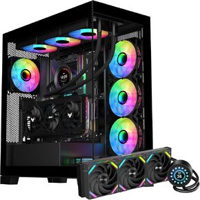 SAMA NEVIEW 4503 Black Mid Tower PC Case & SAMA Q70 CPU Liquid Cooler