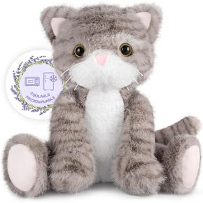 Suzzipals Teddy Bear Stuffed Animals, Microwavable Stuffed Animal Heating Pads for Cramps & Pain Relief, Bear Stress Relief Toy for Anxiety, Cuddle, Companion, Bear Plush Gifts for Girls Boys Adults