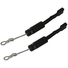 EXPHV10 (2 Pack) Microwave High Voltage Diode (Rectifier) Replaces WB27X1160, 5304417430, WP13091701, WPR9800486, 6851W1A002E, 3518400800, DE91-70063D, WB27X10930, W11256462
