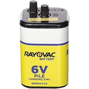 Heavy Duty Lantern Battery, 6 Volt Screw Terminals, 945R4C