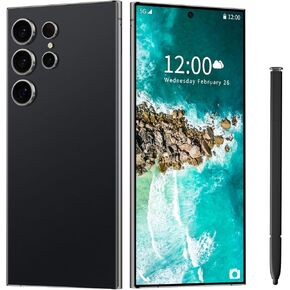 I24 Ultra 5G unlockedSmartphone,6GB+256GB Fully Unlocked Cell Phone for Android 13, 6.8" Unlocked Cell Phone, 6800mAh, 48MP+108MP Dual Camera/Dual SIM/Fingerprint Lock/Face (Black)