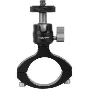 Bike Camera Handlebar Mount Motorcycle Pole Mount with 360° Ballhead Aluminum Handlebar Holder Compatible with GoPro/Insta360/AKASO/DJI Osmo Action Cameras