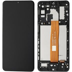 for Samsung Galaxy A12 Nacho Screen Replacement SM-A127 A127U A127 A127F A127M A127G LCD Screen Touch Digitizer Display Assembly with Frame Replacement